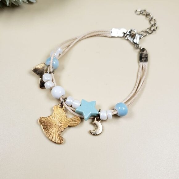 Brand New Sanrio Cinnamoroll Blue & White Bracelet - Picture 5 of 8